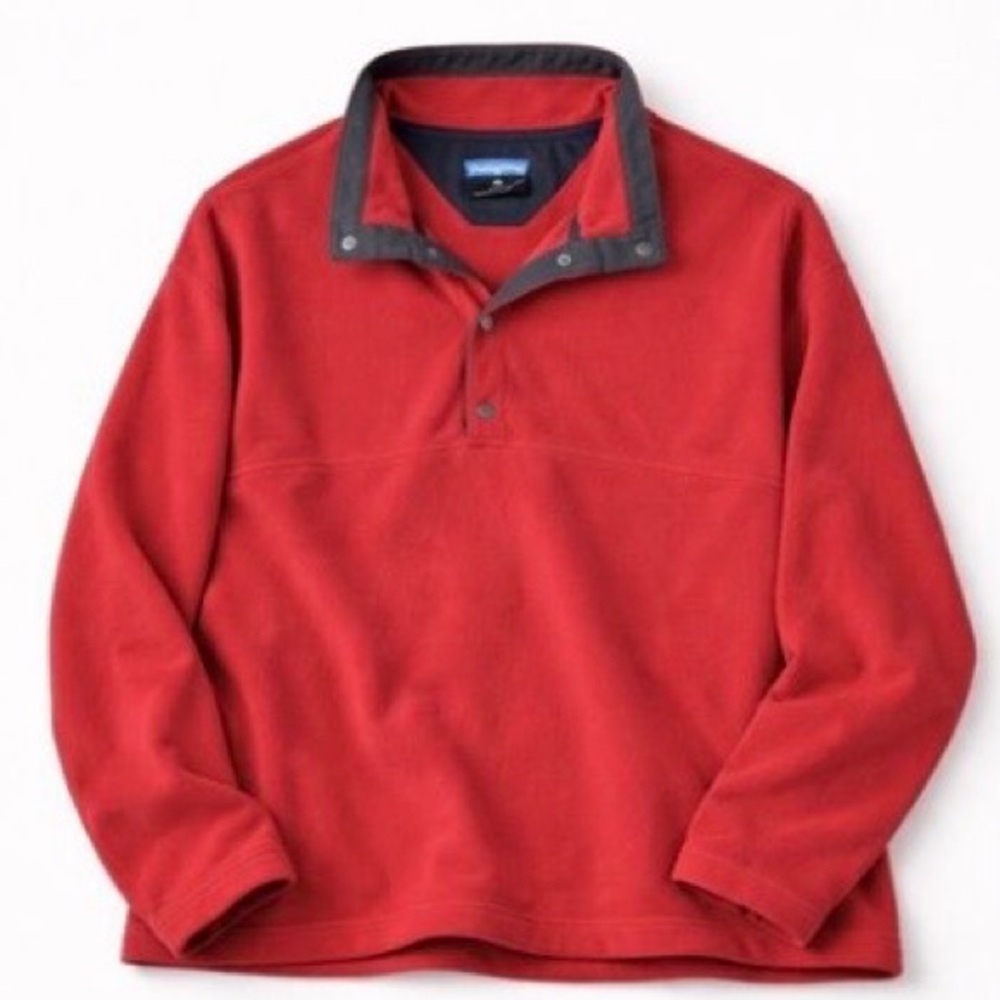 Patagonia Synchilla Snap-T Fleece Pullover Red XL Men Retro Gorpcore Outdoor